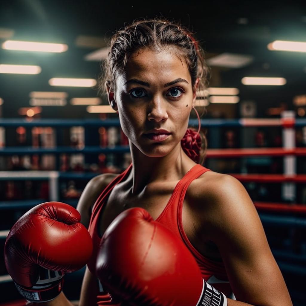 Kickboks trainer Lisa